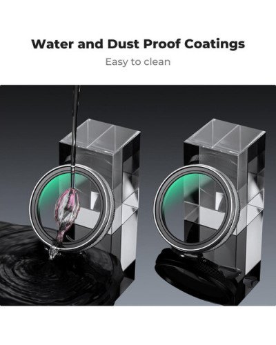 K&F Concept Nano-X MCUV Filter, Hood, and Cap for FUJIFILM X100 Series (Silver)