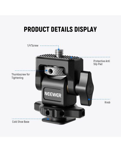 NEEWER MA002 Field Monitor Holder with Cold Shoe Mount
