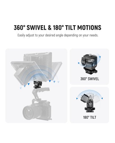 NEEWER MA002 Field Monitor Holder with Cold Shoe Mount