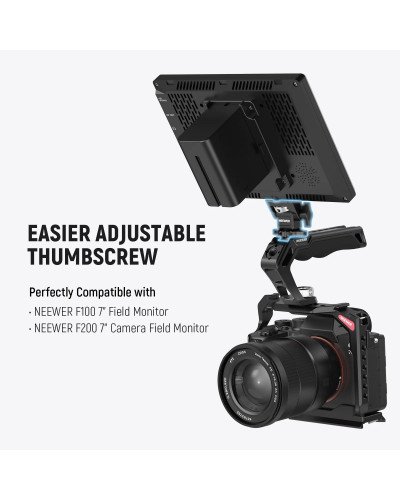 NEEWER MA002 Field Monitor Holder with Cold Shoe Mount