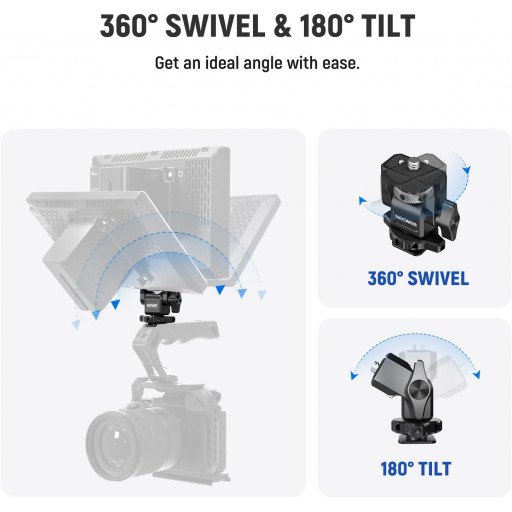 NEEWER MA006 Field Monitor Holder with Cold Shoe Mount NEEWER MA006 Field Monitor Holder with Cold Shoe Mount