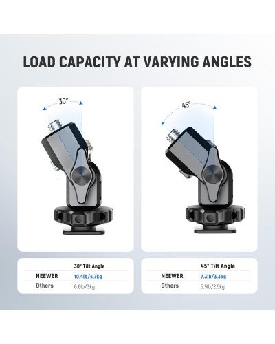 NEEWER MA006 Field Monitor Holder with Cold Shoe Mount