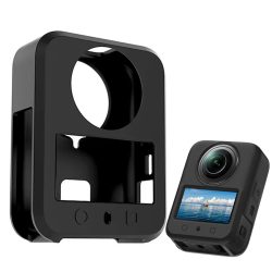 Silicone Case Anti-Scratch Shockproof Full Body For DJI Osmo 360 (Black)