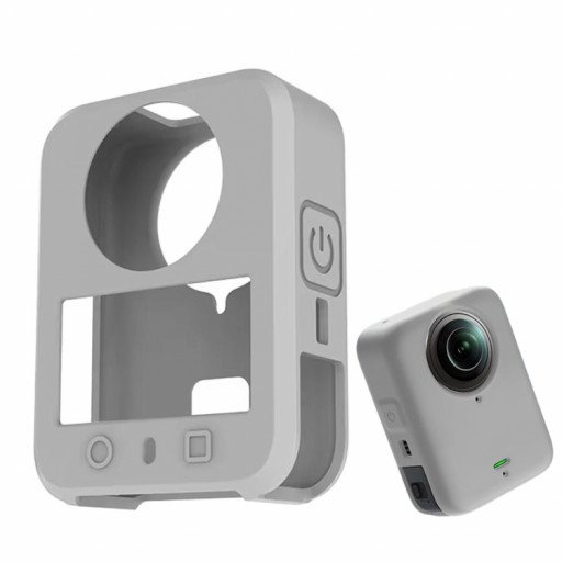 Silicone Case Anti-Scratch Shockproof Full Body For DJI Osmo 360 (Gray)