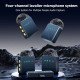 4in1 Wireless Lavalier Microphone System (Type-C)