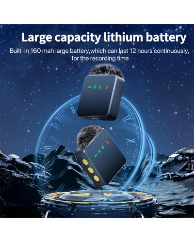 4in1 Wireless Lavalier Microphone System (Type-C)