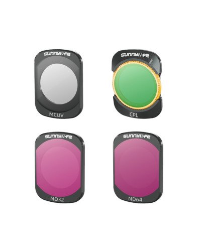4in1 Camera Lens Magnetic Metal Filter UV CPL ND32 ND64 for DJI Osmo Pocket 3