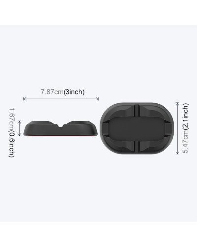 Silicone Base Stand Car With 3M Sticker For DJI Osmo 360 Silicone Base Stand Car With 3M Sticker For DJI Osmo 360