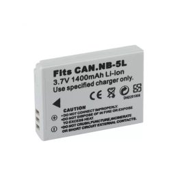 NB-5L Replacement LI-ON Digital Camera Battery 1400mAh