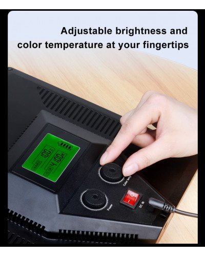 NiceFoto ES-200A Gaming lamp Bi-color COB LED Video Light Live-streaming