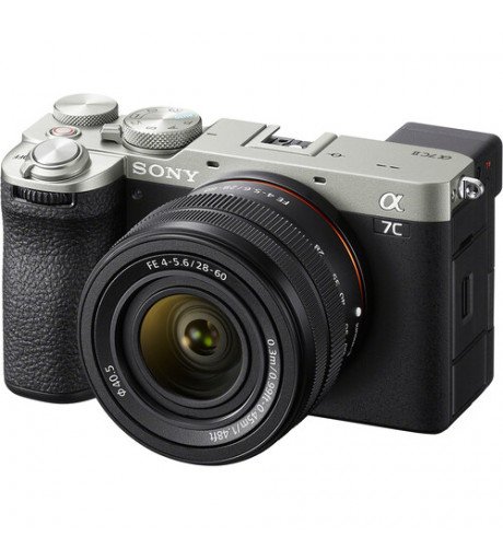 Sony a7C II Mirrorless Camera with 28-60mm Lens (Silver)