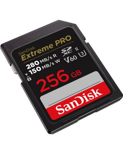SanDisk 256GB SDXC Extreme PRO V60/UHS-II/U3/R280-/W100MB/s