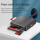 Multifunction 4in1 Card Reader Support SD/TF/CF/MS Card Reader