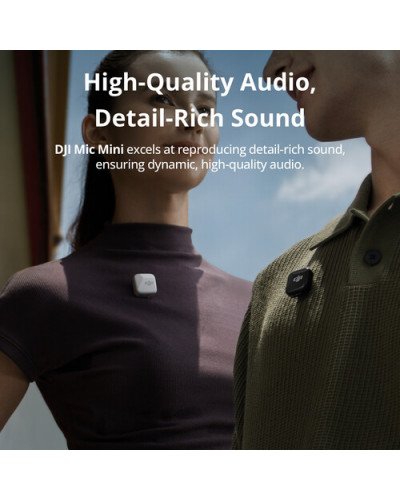 DJI Mic Mini Clip-On Transmitter with Built-In Microphone (Black)