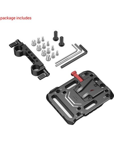SmallRig V Mount Battery Plate with Dual 15mm Rod Clamp SmallRig V Mount Battery Plate with Dual 15mm Rod Clamp