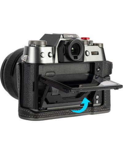 SmallRig Leather Half Case Kit for FUJIFILM X-T50 (Black)