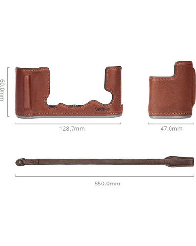 SmallRig Leather Half Case Kit for FUJIFILM X-T50 (Brown) SmallRig Leather Half Case Kit for FUJIFILM X-T50 (Brown)
