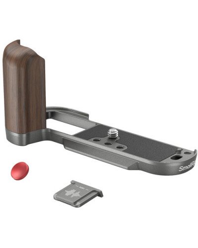 SmallRig Wooden L-Shape Grip for FUJIFILM X-T50 (Charcoal Silver)
