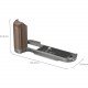 SmallRig Wooden L-Shape Grip for FUJIFILM X-T50 (Charcoal Silver)