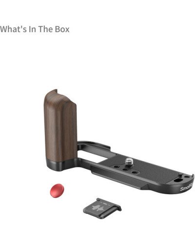 SmallRig Wooden L-Shape Grip for FUJIFILM X-T50 (Black)