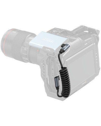 SmallRig USB-C Right Angled-to-Right Angled Coiled Data Cable