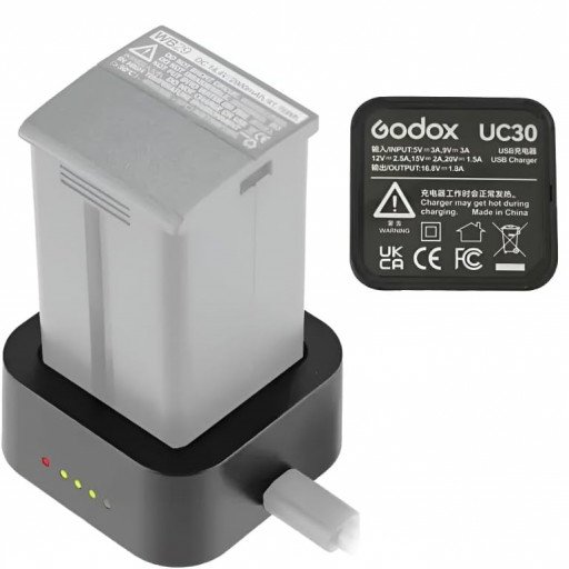 Godox UC30 PD Battery Charger for AD200Pro AD200ProII AD300Pro