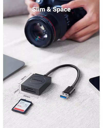 UGREEN 2-in-1 USB 3.0 SD/TF Card Reader