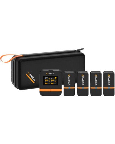 COMICA Vimo Q Mini 4-Person Wireless Microphone System for Cameras & Smartphones
