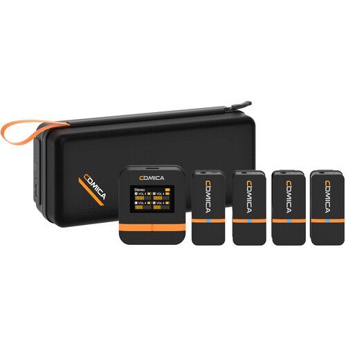 COMICA Vimo Q Mini 4-Person Wireless Microphone System for Cameras & Smartphones