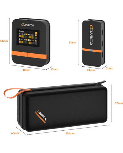 COMICA Vimo Q Mini 4-Person Wireless Microphone System for Cameras & Smartphones COMICA Vimo Q Mini 4-Person Wireless Microphone System for Cameras & Smartphones
