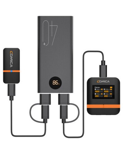 COMICA Vimo Q Mini 4-Person Wireless Microphone System for Cameras & Smartphones COMICA Vimo Q Mini 4-Person Wireless Microphone System for Cameras & Smartphones