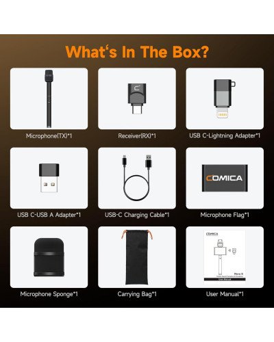 COMICA Audio Revo S Wireless Cardioid Condenser With USB-C Plug