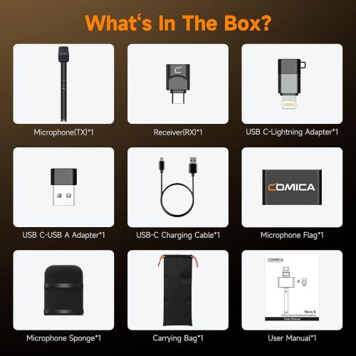 COMICA Audio Revo S Wireless Cardioid Condenser With USB-C Plug