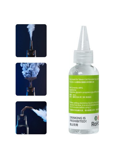 TELESIN Atomizer Liquid for C40 Portable Fog Machine (60mL)