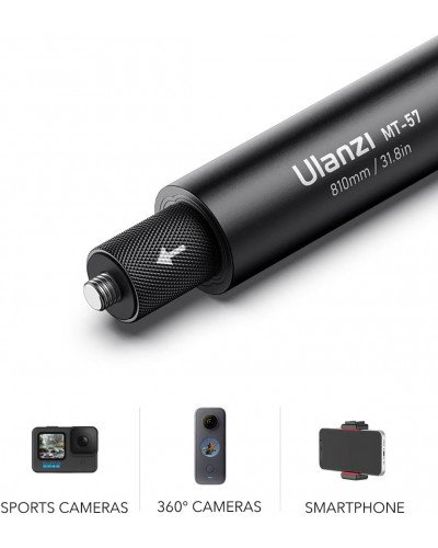 Ulanzi MT-57 Selfie Stick Pole (81cm) for GoPro/Insta360/DJI Ulanzi MT-57 Selfie Stick Pole (81cm) for GoPro/Insta360/DJI