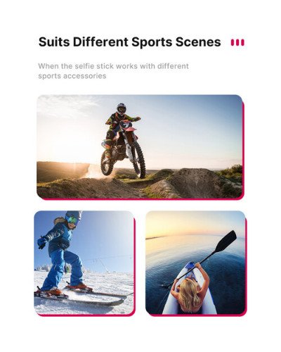 Ulanzi MT-58 Selfie Stick Pole (121cm) for GoPro/Insta360/DJI