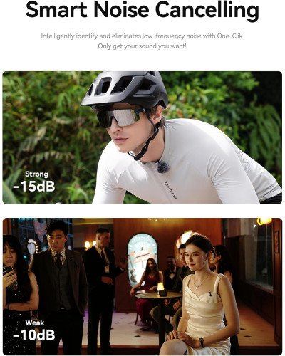 Hollyland LARK M2S Combo 2-Person Wireless Microphone System for Cameras and Mobile Devices