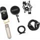RODE NT1 5th Generation Large-Diaphragm Cardioid Condenser XLR/USB Microphone (Black)