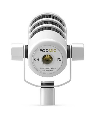 RODE PodMic Dynamic Podcasting Microphone (White)