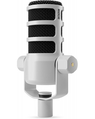 RODE PodMic Dynamic Podcasting Microphone (White)