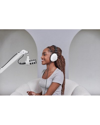 RODE PodMic Dynamic Podcasting Microphone (White)