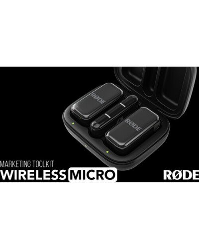 RODE Wireless Micro 2-Person Ultracompact Wireless Microphone System with USB-C Connector RODE Wireless Micro 2-Person Ultracompact Wireless Microphone System with USB-C Connector