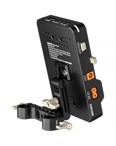 ZGCINE V-Mount Battery Plate with 15mm LWS Mount and Adjustable Arm (Kit 3)