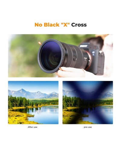 K&F Concept Nano-C Variable ND2-32&CPL HMC Filter 82mm