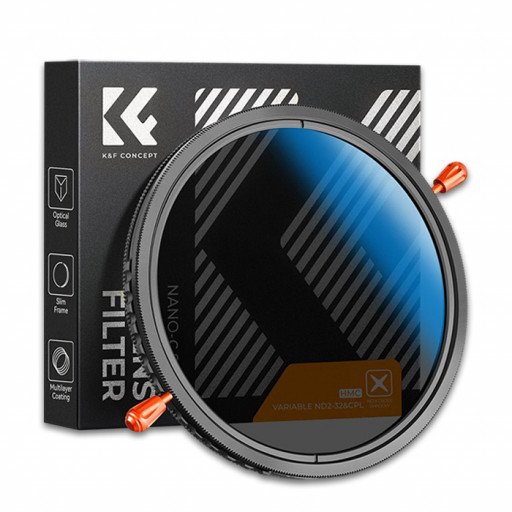 K&F Concept Nano-C Variable ND2-32&CPL HMC Filter 58mm