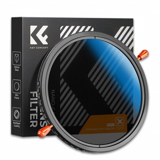 K&F Concept Nano-C Variable ND2-32&CPL HMC Filter 72mm