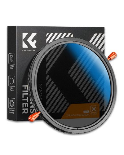 K&F Concept Nano-C Variable ND2-32&CPL HMC Filter 77mm