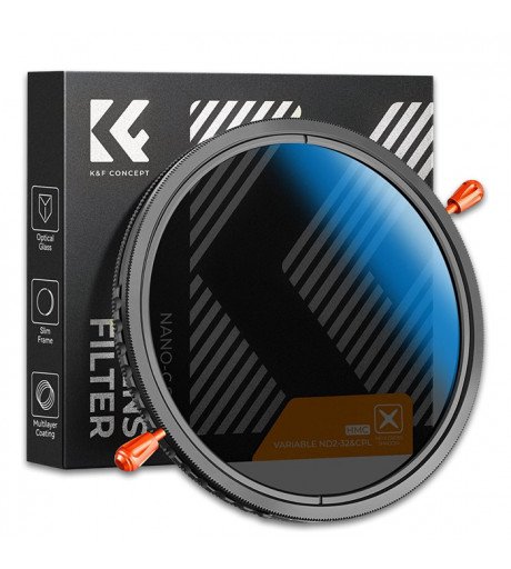 K&F Concept Nano-C Variable ND2-32&CPL HMC Filter 82mm