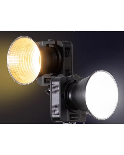 NiceFoto QY-2000A 200W Bi-Color LED Video Light With ES-100cm Softbox/Stand