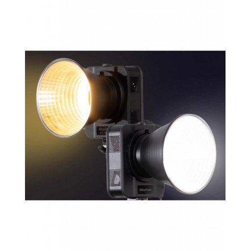NiceFoto QY-2000A 200W Bi-Color LED Video Light With ES-100cm Softbox/Stand